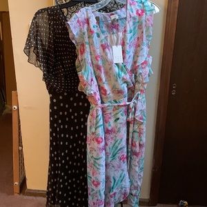 SOlD :Bundle: 2 romantic ruffle dresses size 12